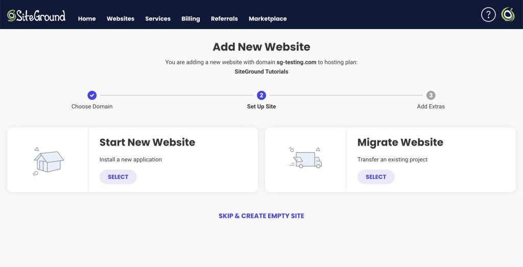 SiteGround WordPress Installer