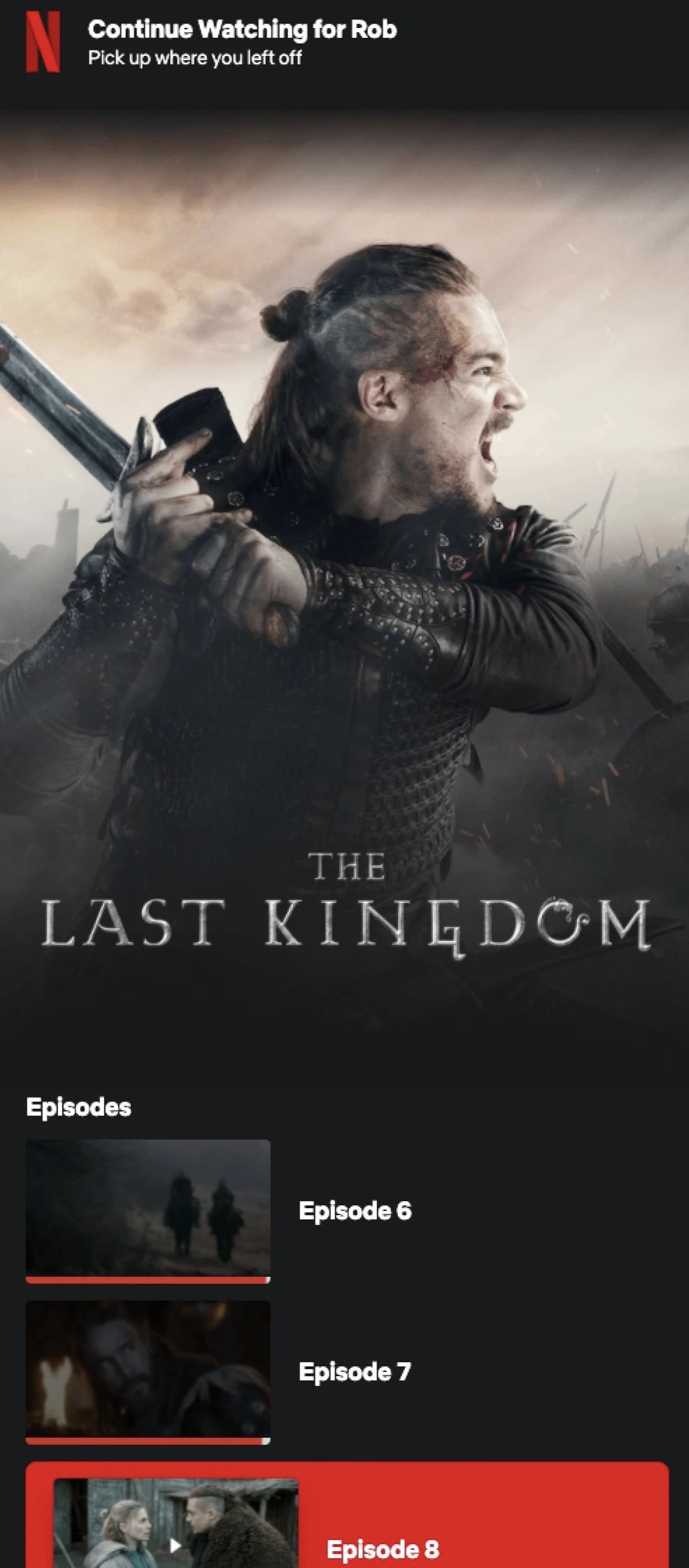 Screenshot of the Netflix email, including dynamic content with high-quality images
