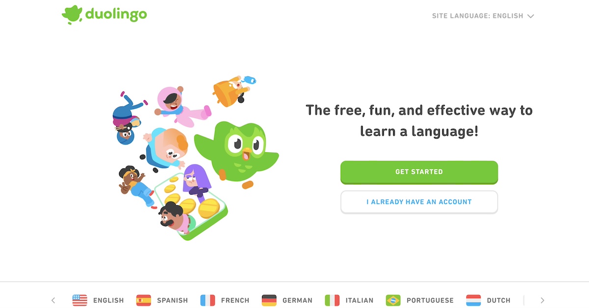 perfect-landing-page-example-duolingo