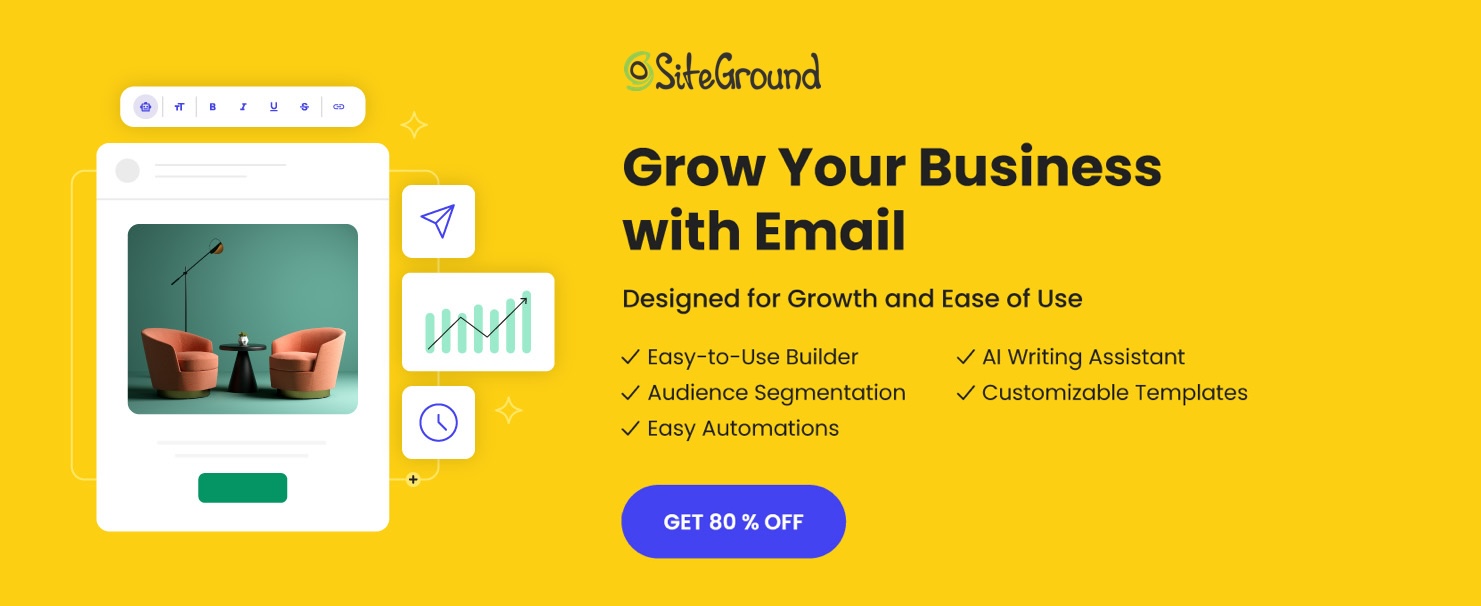 siteground email marketing