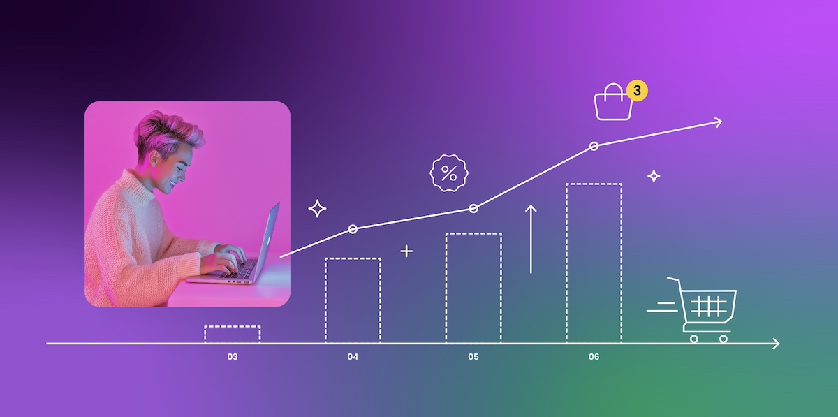 Abstract image of scaling a business