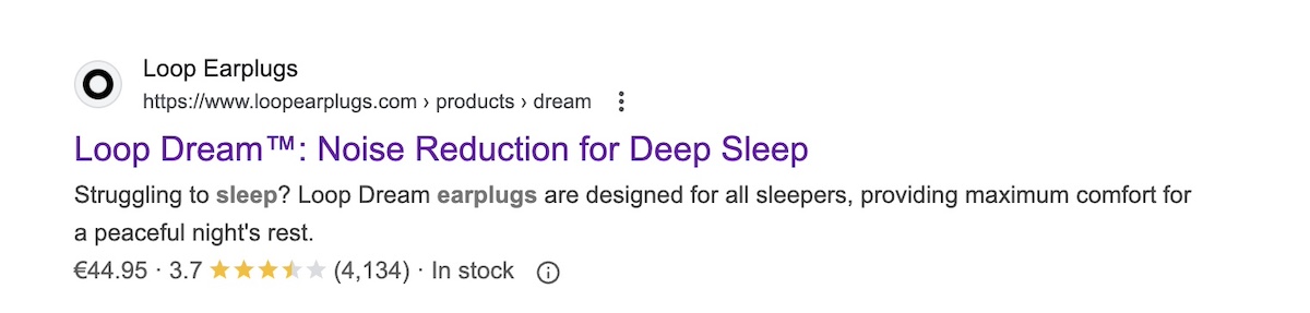 Example of scaling business targeting a new market for those needing sleep