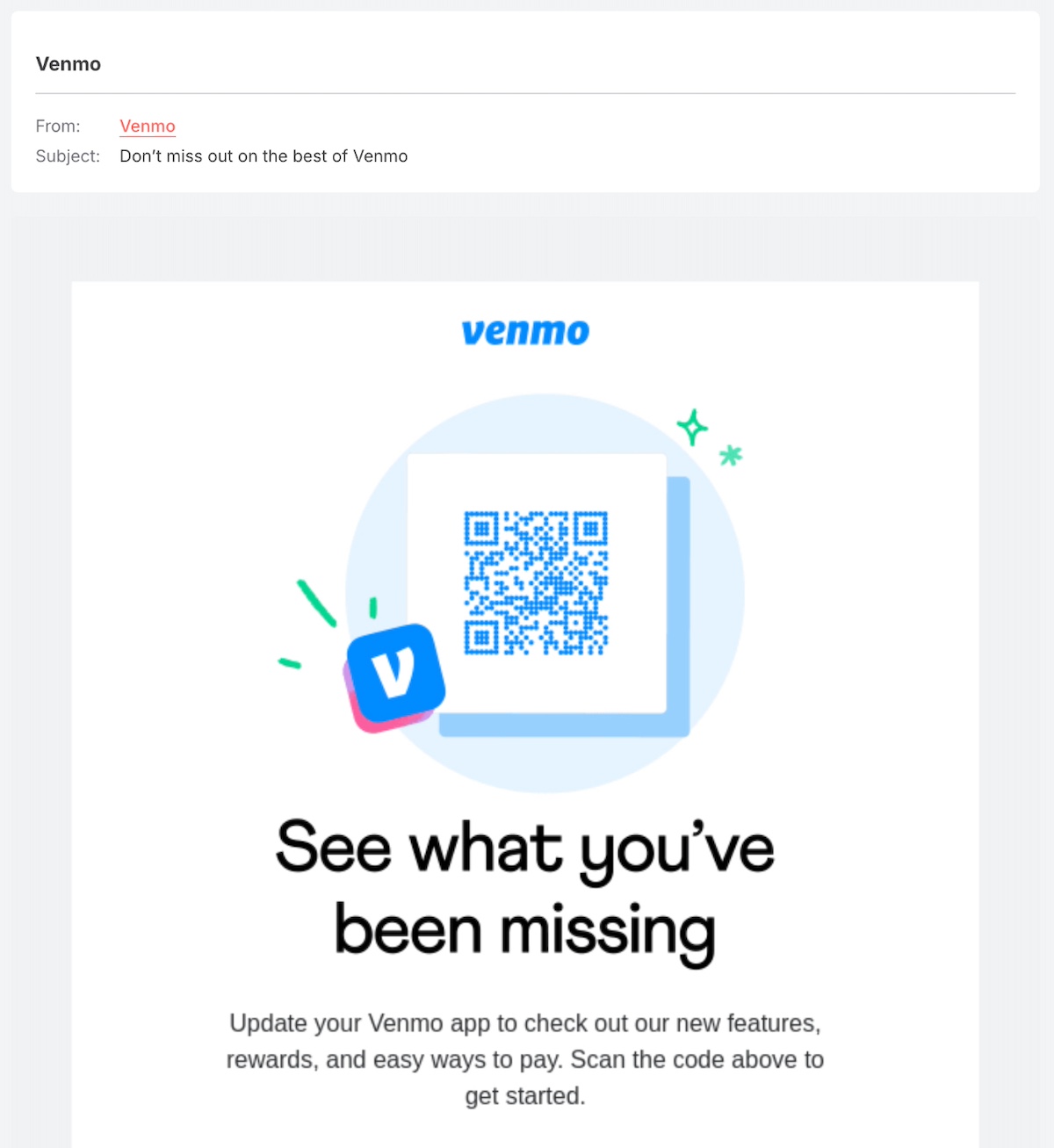 win back email example for lead nurturing