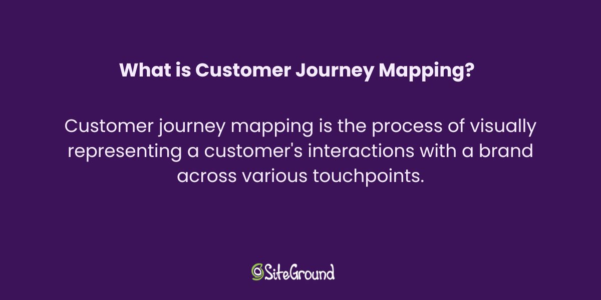 Definition of customer journey mapping