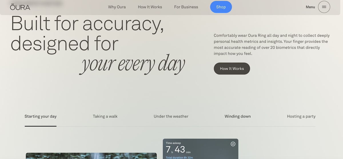 Homepage design that moves visitors through site
