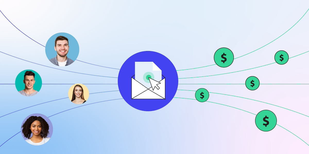 An abstract image of lead nurturing