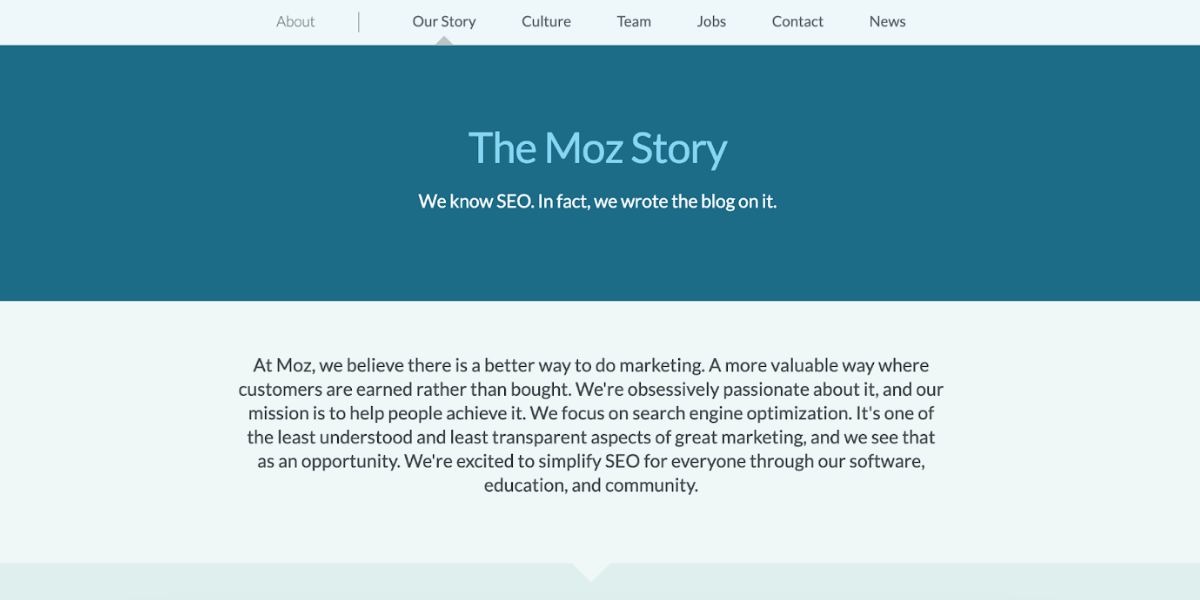 about us page moz