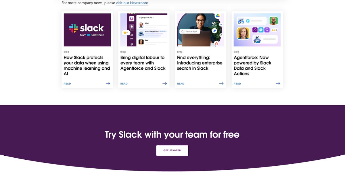 about us page slack