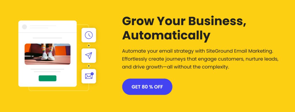 SiteGround Email Marketing Platform