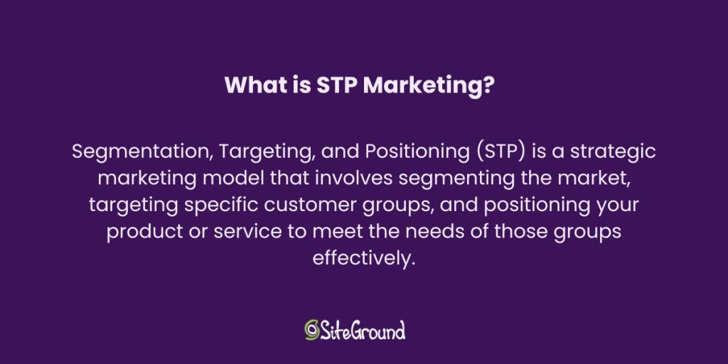 what is STP marketing