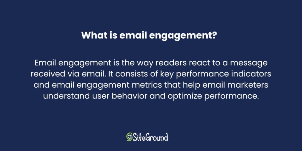 what is email engagement