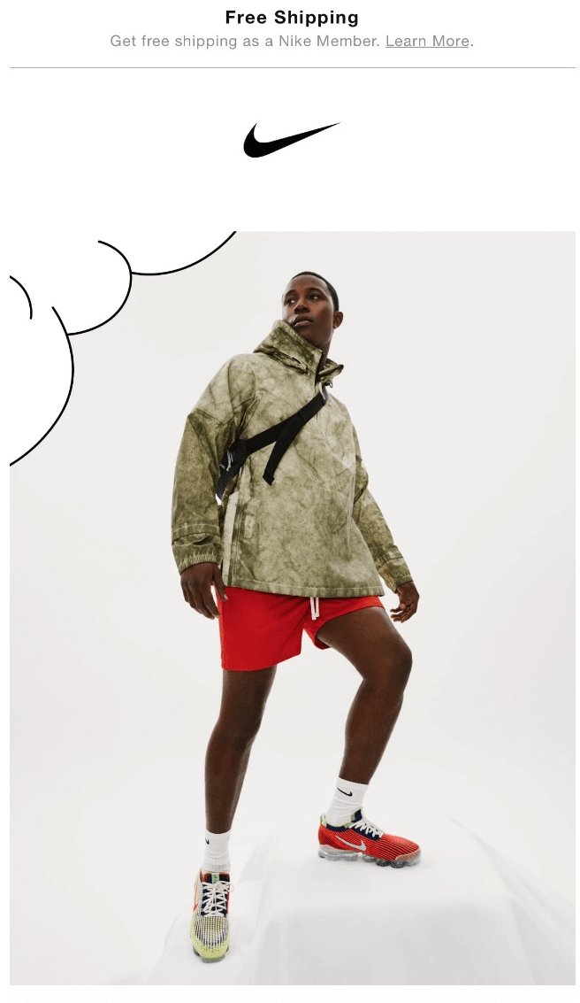 email header design nike