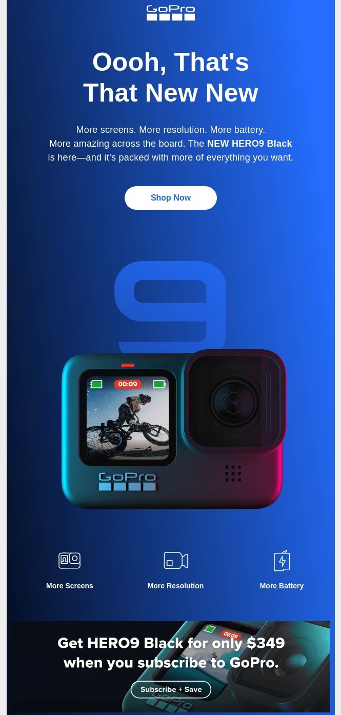 email header design gopro