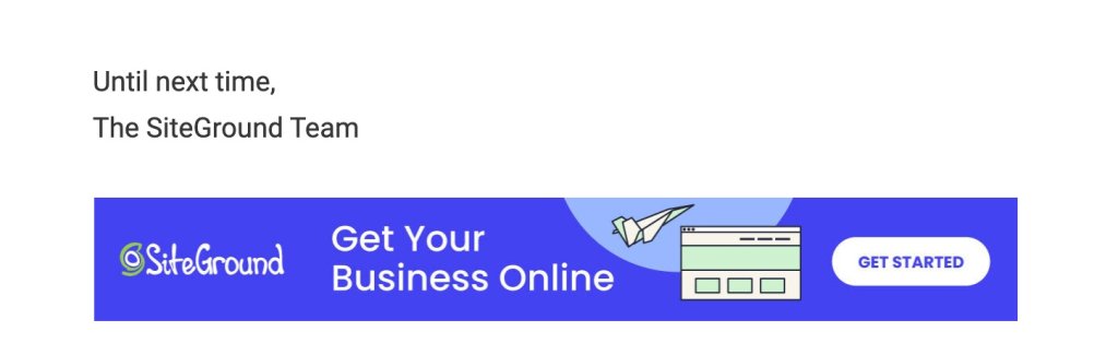 email etiquette example