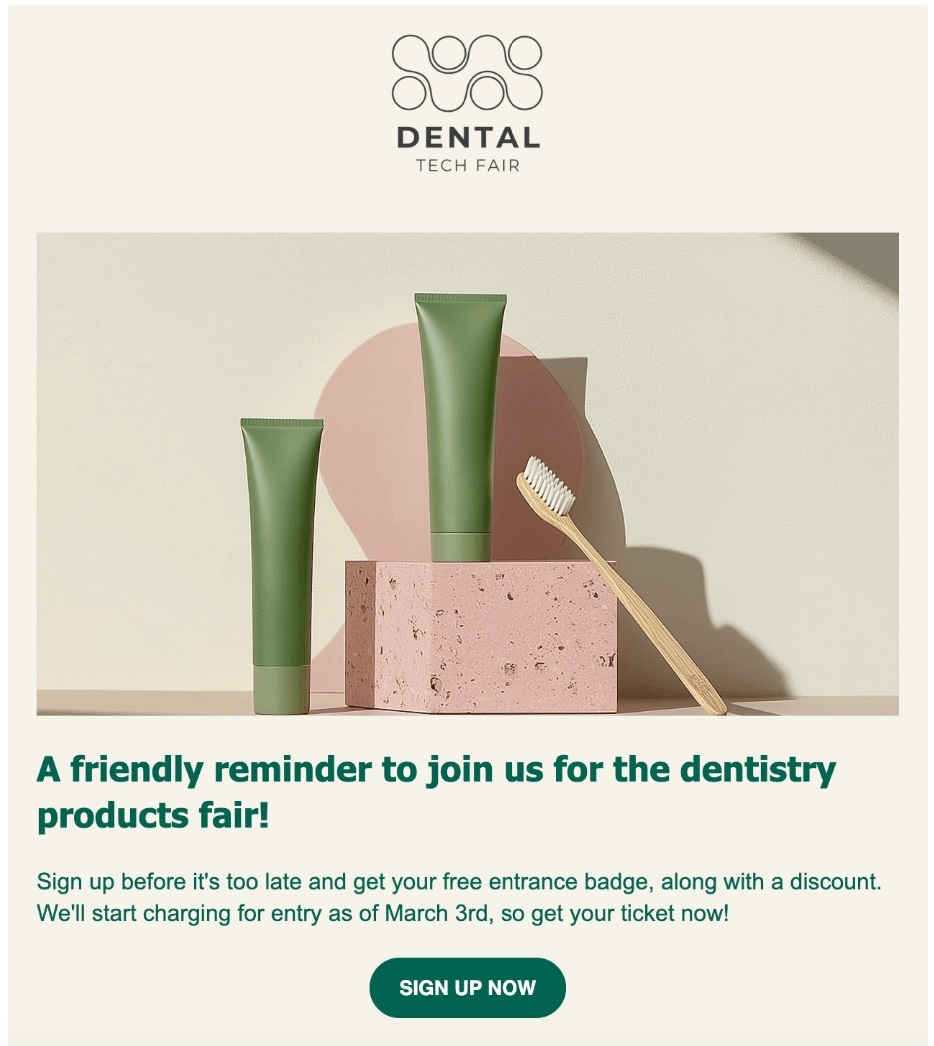 Image of email with top font pairings such a tahoma and verdana
