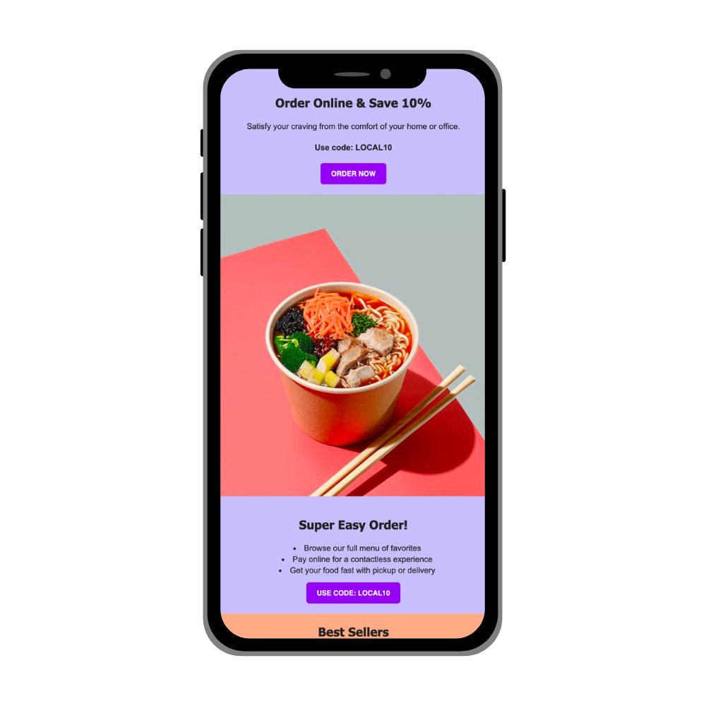 Image of email fonts being adapted for mobile