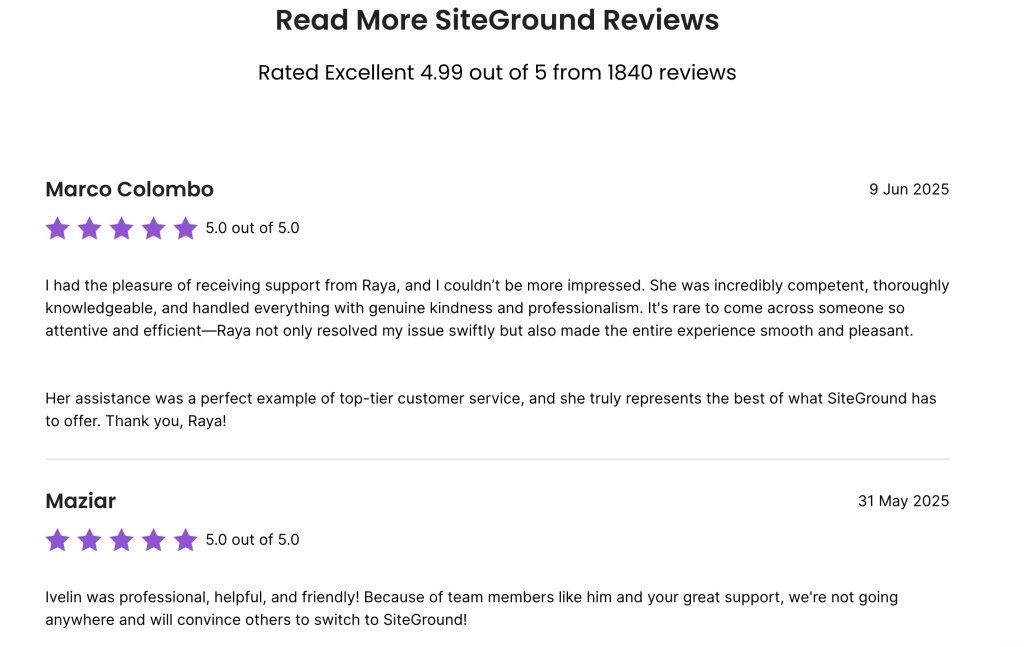 social proof example