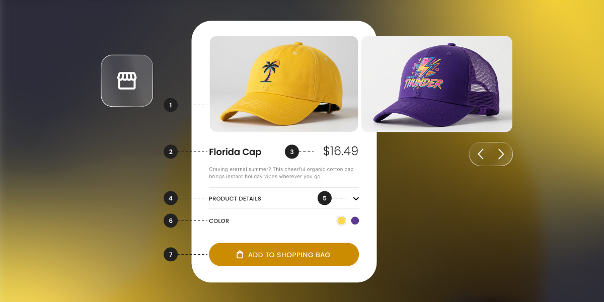 abstract of ecommerce website design ideas