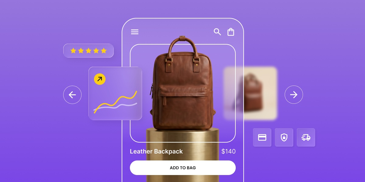 Abstract image of what is ecommerce