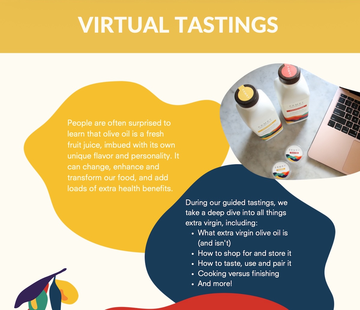 digital product example of an online course such as a virtual tasting