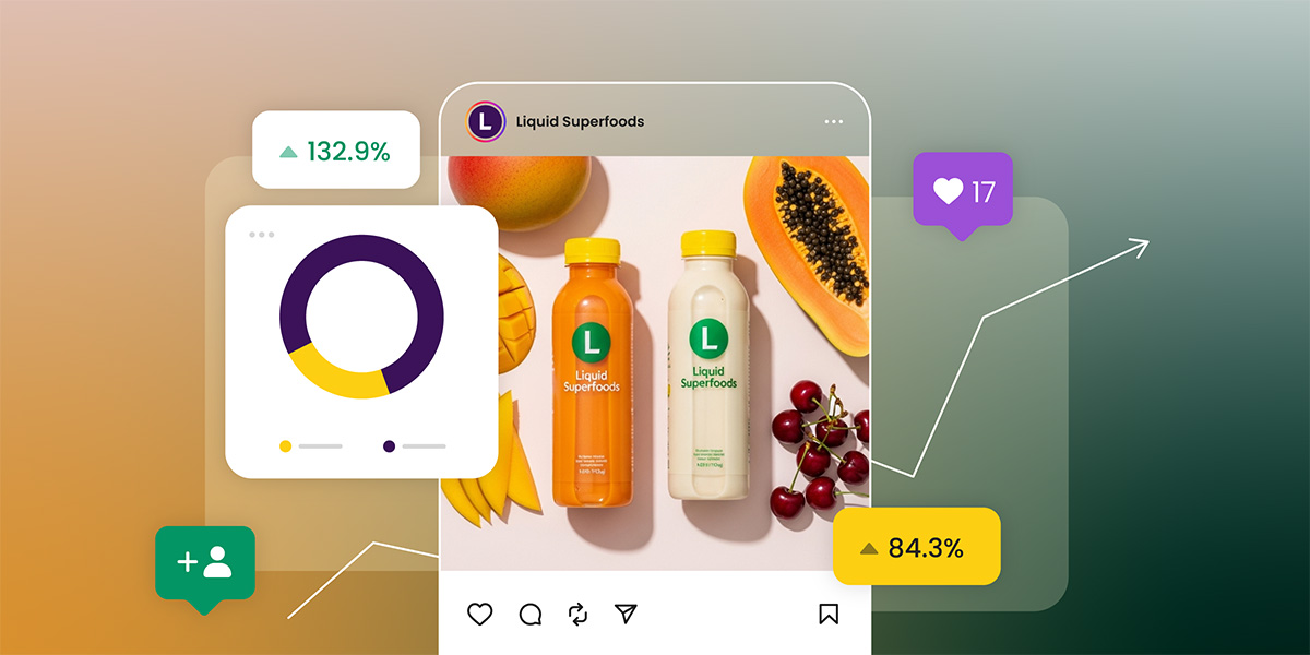 Abstract of social media marketing of homemade products such as food