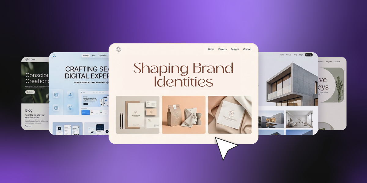 Abstract of how to choose a website template