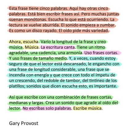Dale ritmo a tus textos 