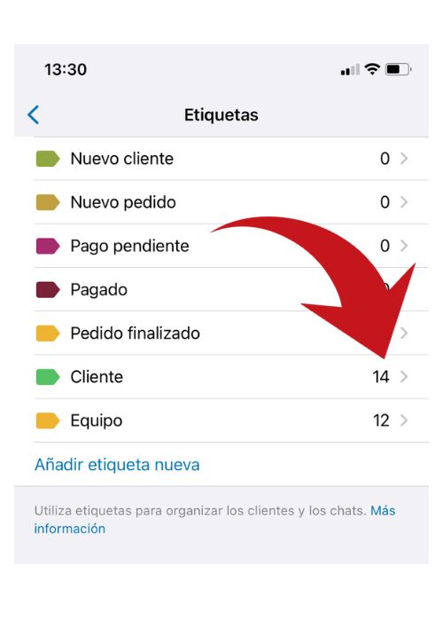 Aplicar etiquetas para conseguir una mejor organización