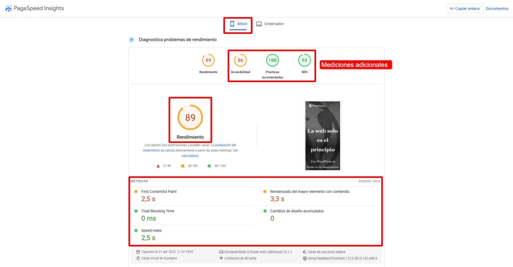Google PageSpeed Insights