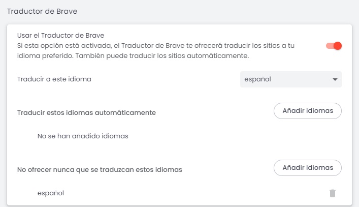 Configura tus preferencias.