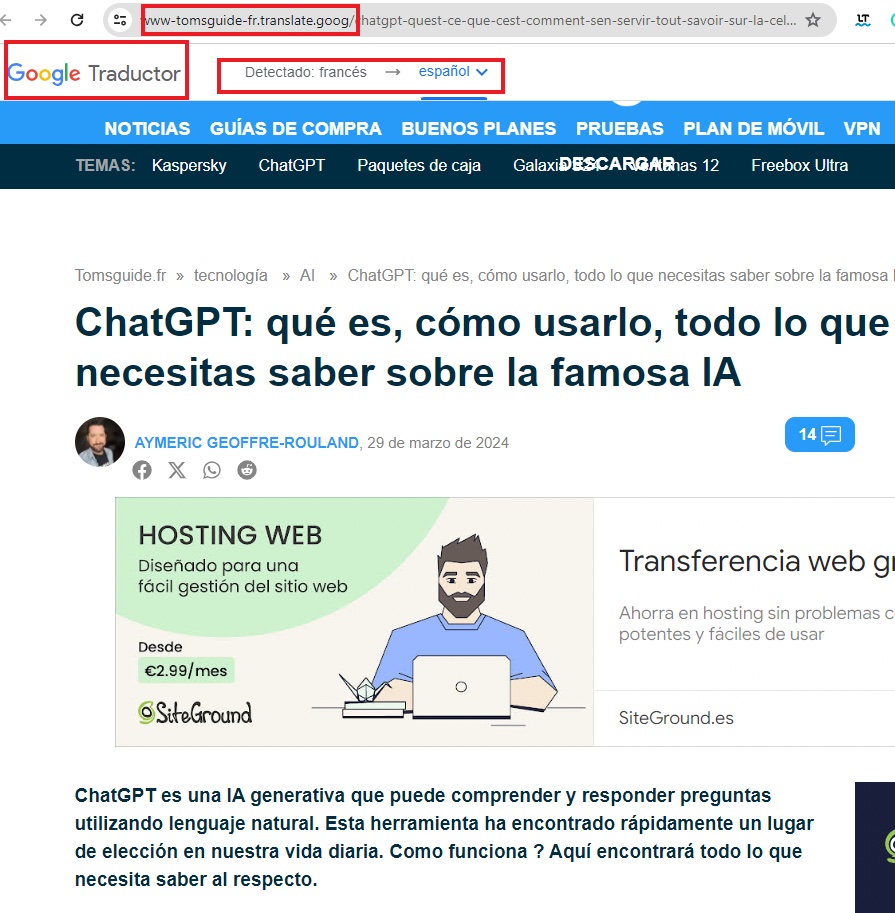 google translate