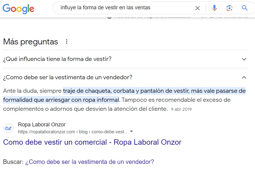  Google nos muestra las preguntas q