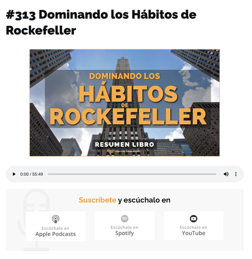 completo episodio de podcast