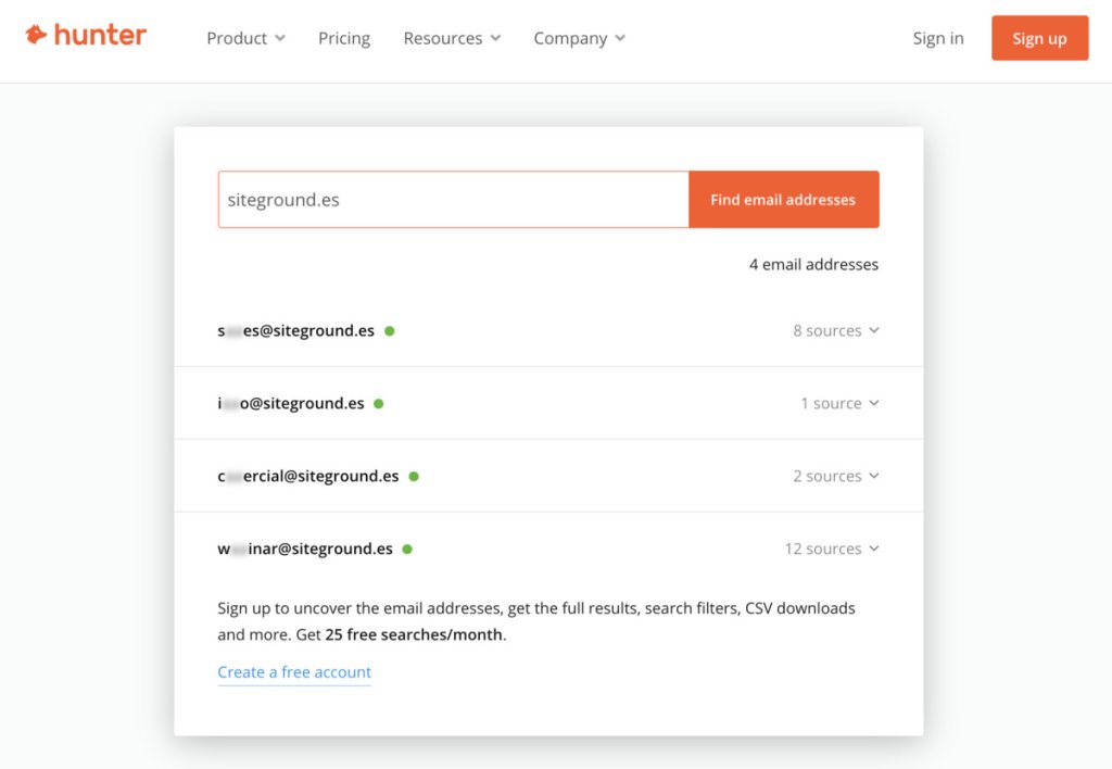 Hunter.io