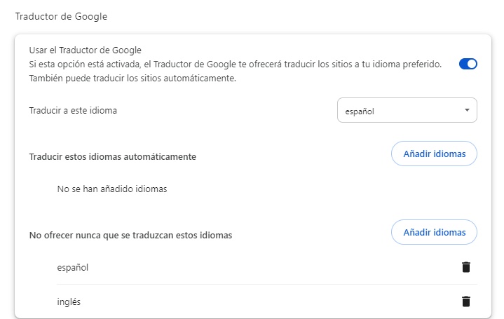 traduzca de forma automática