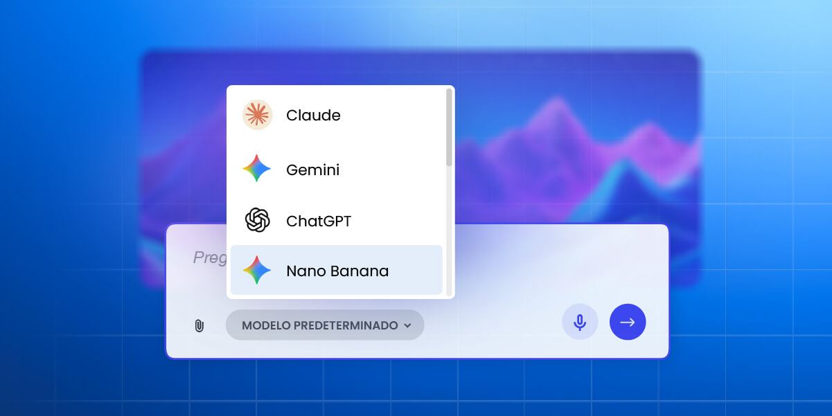 Ilustración de los modelos de IA disponibles en AI Studio de SiteGround