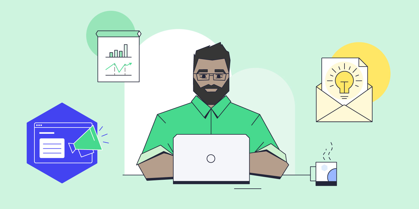 Ilustración para campañas de email marketing