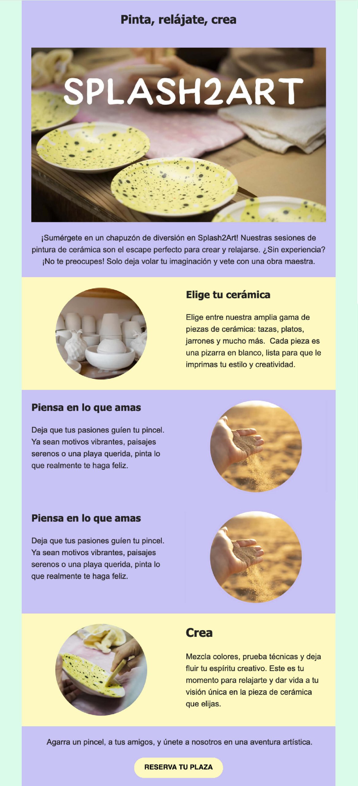 Captura de ejemplo de email triádico