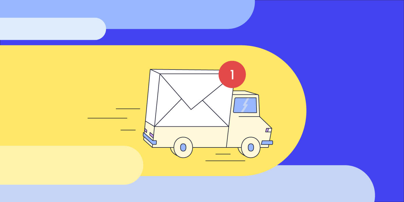 Ilustración sobre emails en spam