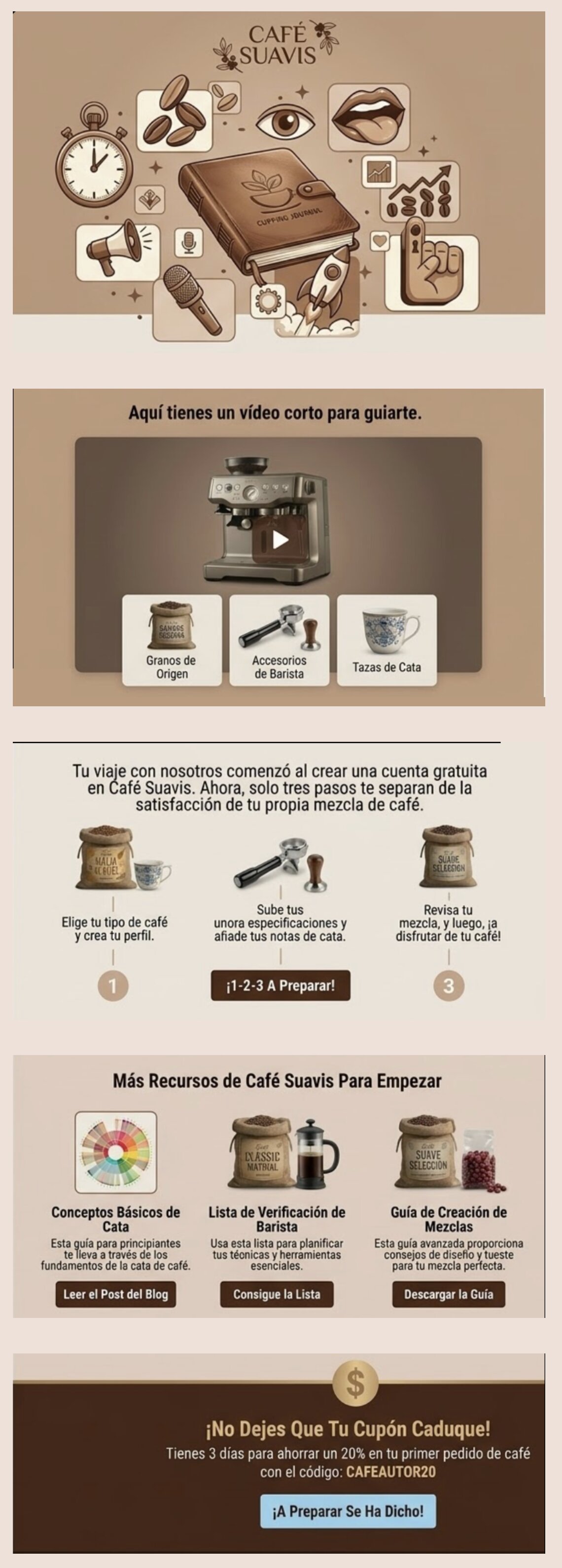 Captura ejemplo correo de incorporación de clientes 