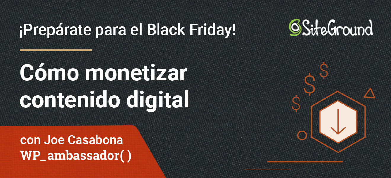 Banner sobre monetizar contenido digital