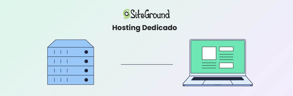 Ilustración de hosting dedicado 
