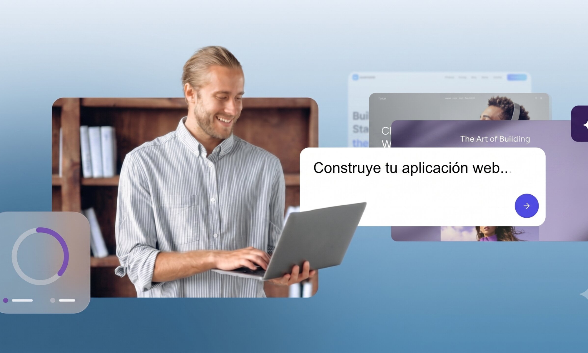 Ilustración web app