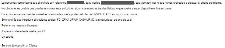 Captura compensación de clientes
