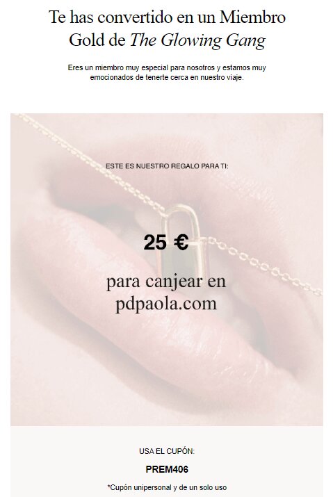 Captura correo fidelización de clientes